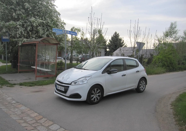 Peugeot 208 cena 23500 przebieg: 70850, rok produkcji 2016 z Jasień małe 79